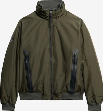Superdry Tussenjas in Groen: voorkant