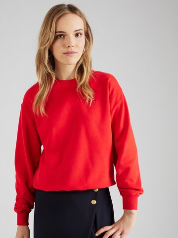 TOMMY HILFIGERSweater majica - crvena boja: prednji dio