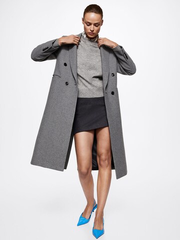 MANGO Between-Seasons Coat 'Sapiens' in Grey