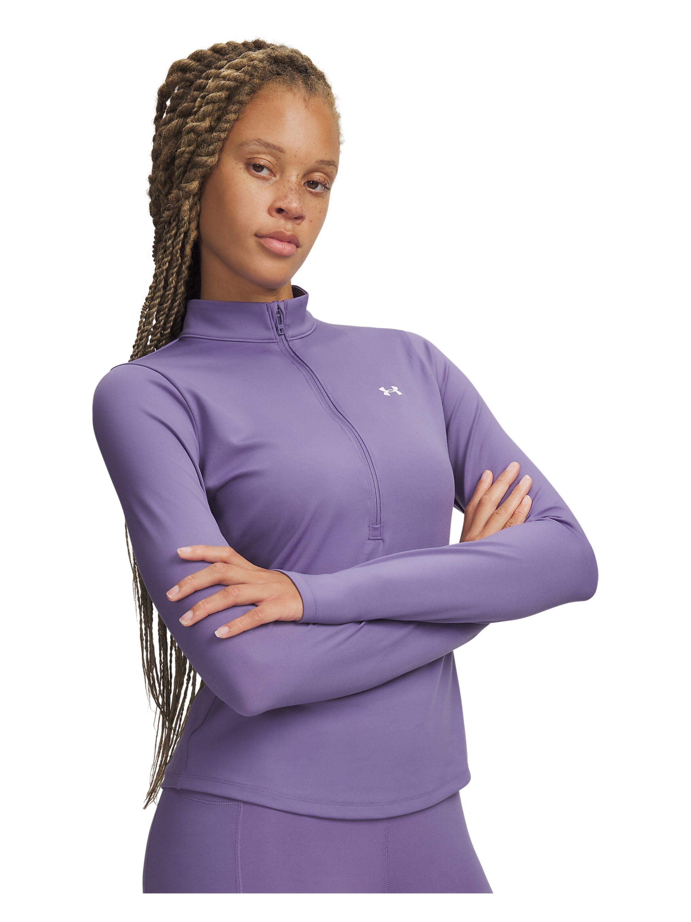 UNDER ARMOUR Functioneel shirt in Lila: voorkant