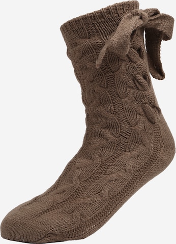 Hunkemöller - Calcetines en marrón: frente