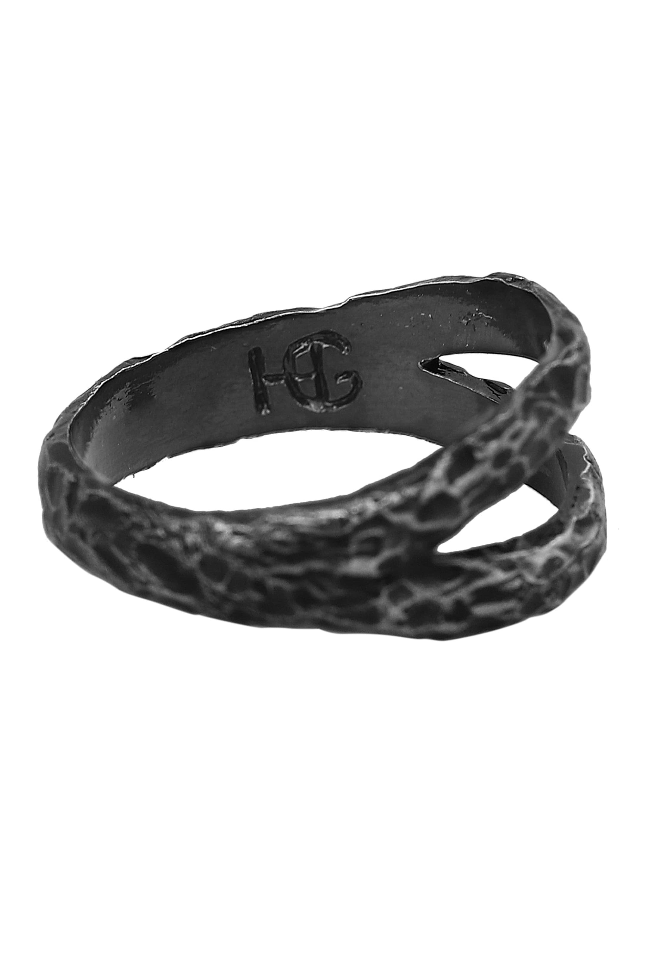 Haze&Glory Ring 'Twin' in Grey