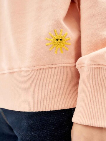 Thinking MU Sweatshirt 'Here Comes The Sun' in Orange