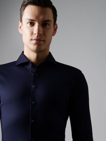 DESOTO Slim fit Overhemd in Blauw: voorkant