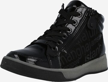 ARA High-Top Sneakers 'Rom' in Black: front