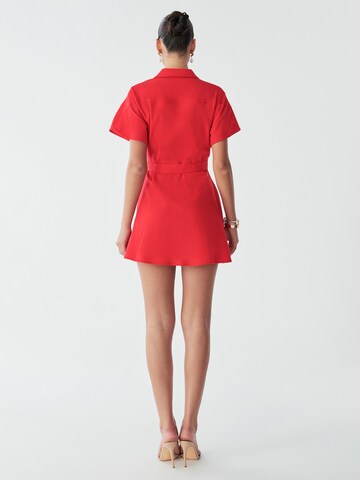 Robe-chemise 'Lori' BWLDR en rouge