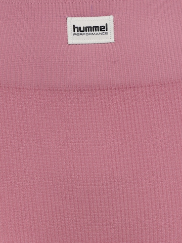 Hummel Skinny Παντελόνι φόρμας 'Pulse' σε ροζ