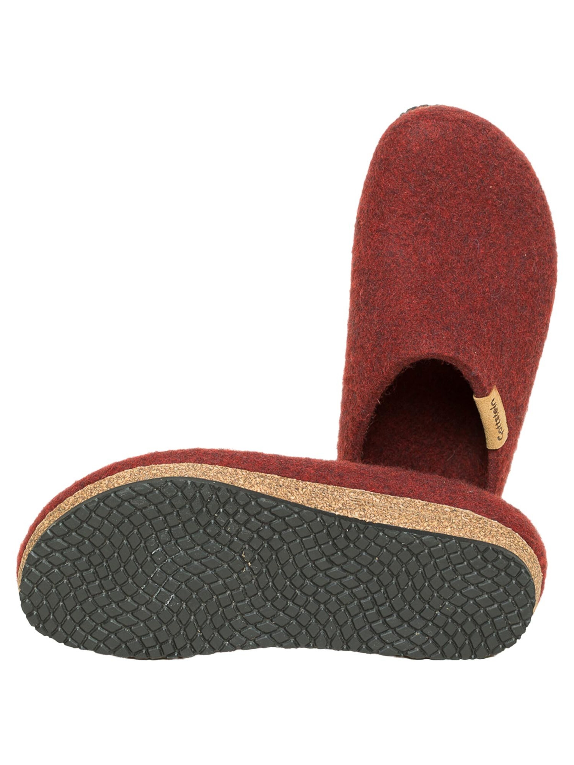 Stegmann Clogs 'RE Filz'‌‌‌‌‌‌‌‌ in Rot
