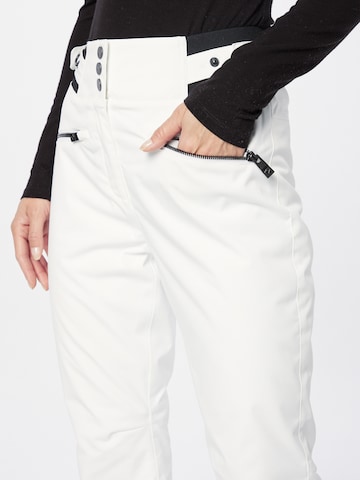 ZIENER Slim fit Workout Pants 'TILLA' in White