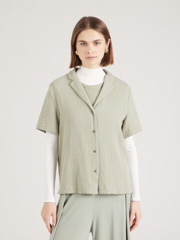 ARMEDANGELS - Blusa 'MAAITE' em verde: frente