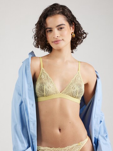 Triangolo Reggiseno di Tommy Hilfiger Underwear in giallo: frontale