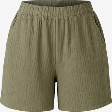 WENOR Broek 'NOOR' in Groen: voorkant