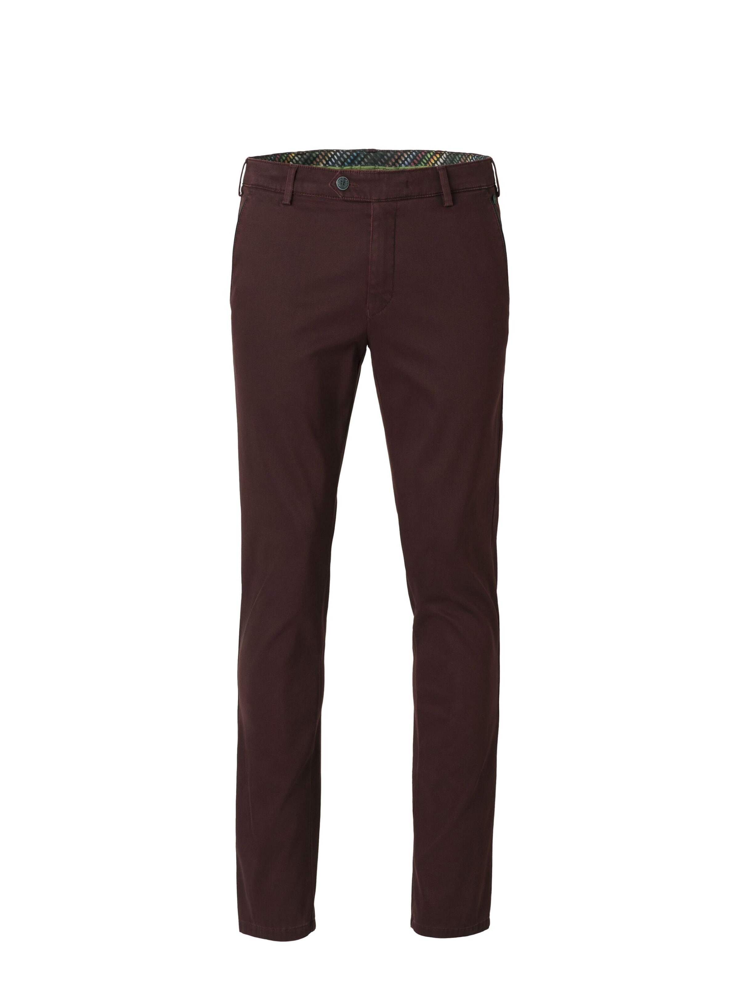 Regular Pantalon chino 'New York' MEYER en rouge : devant
