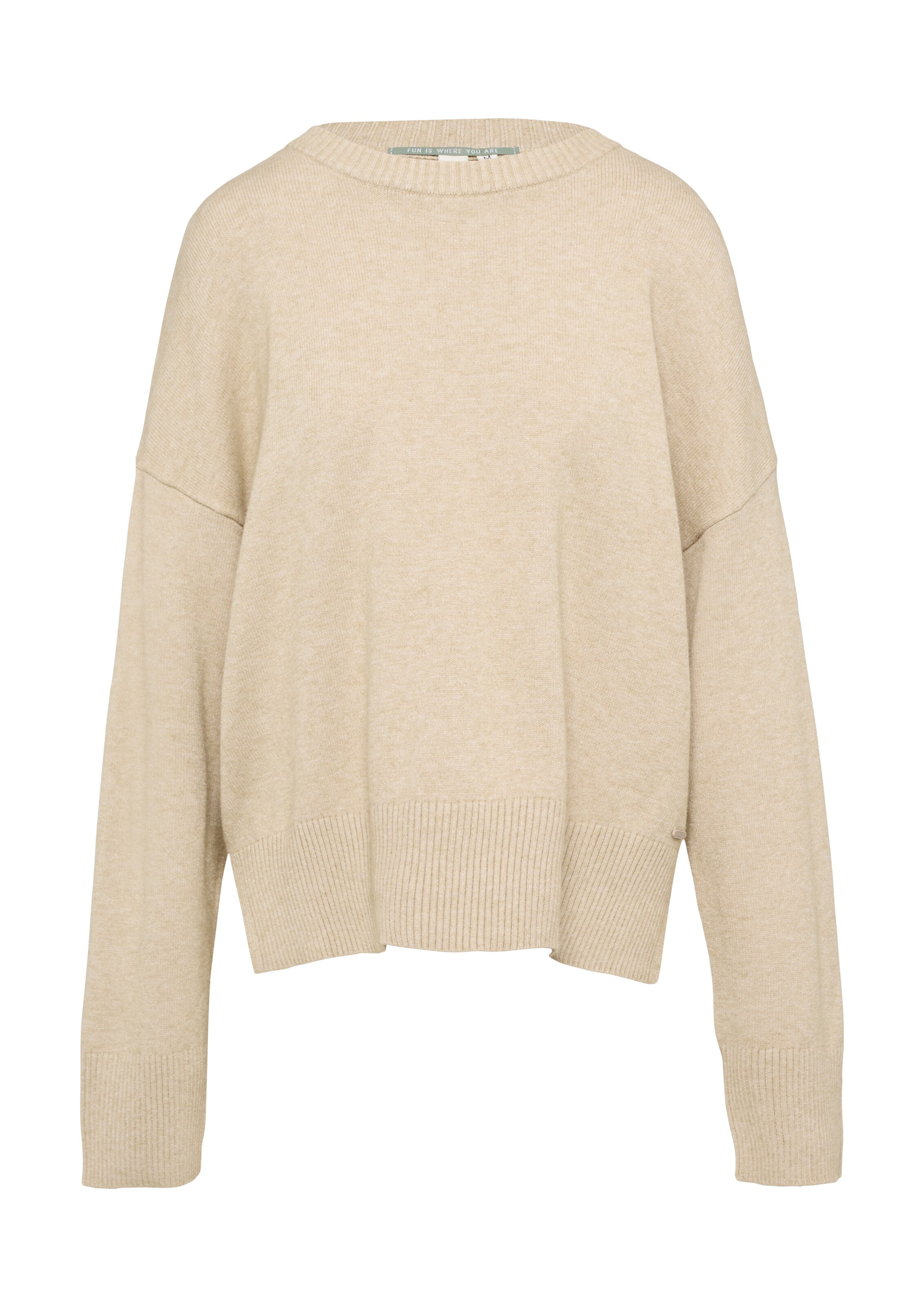 QS Sweater in Beige: front