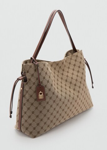 MANGO Shopper in Braun