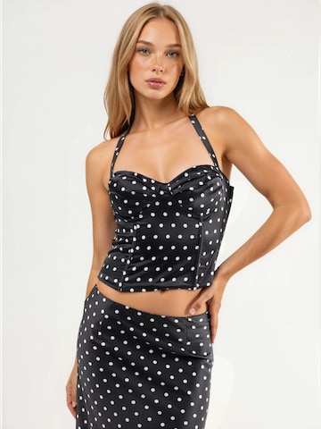 Hiccup Top in Schwarz