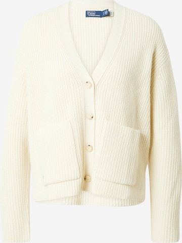 Cardigan Polo Ralph Lauren en beige : devant