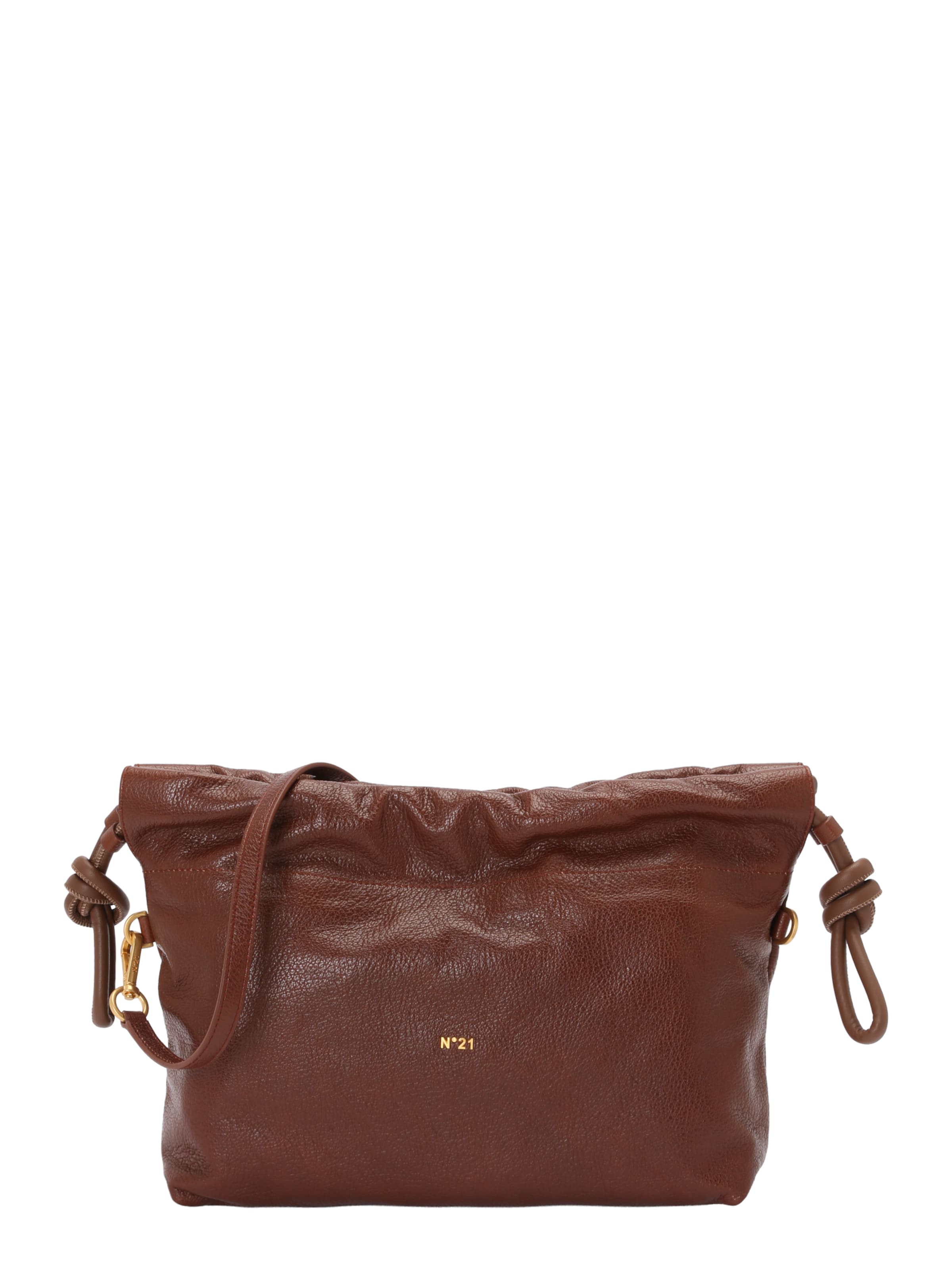 N°21 Schultertasche in Braun: Vorderseite