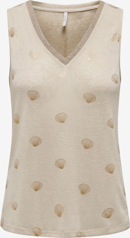 ONLY Top 'STEPHANIA' in Beige: voorkant