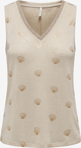 ONLY Top 'STEPHANIA' in Beige: front