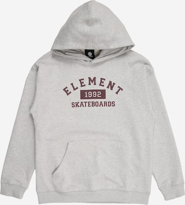 ELEMENT Urheilullinen collegepaita 'HOME TEAM' värissä harmaa: etupuoli