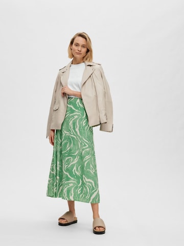 SELECTED FEMME Rok 'Sirine' in Groen