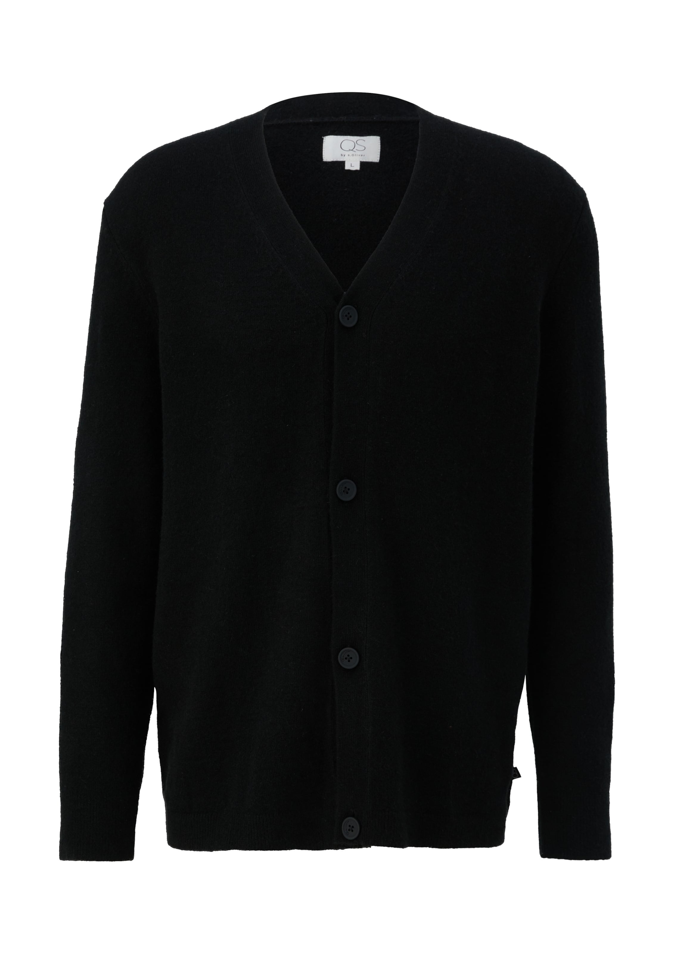QS Knit Cardigan in Black, Item view