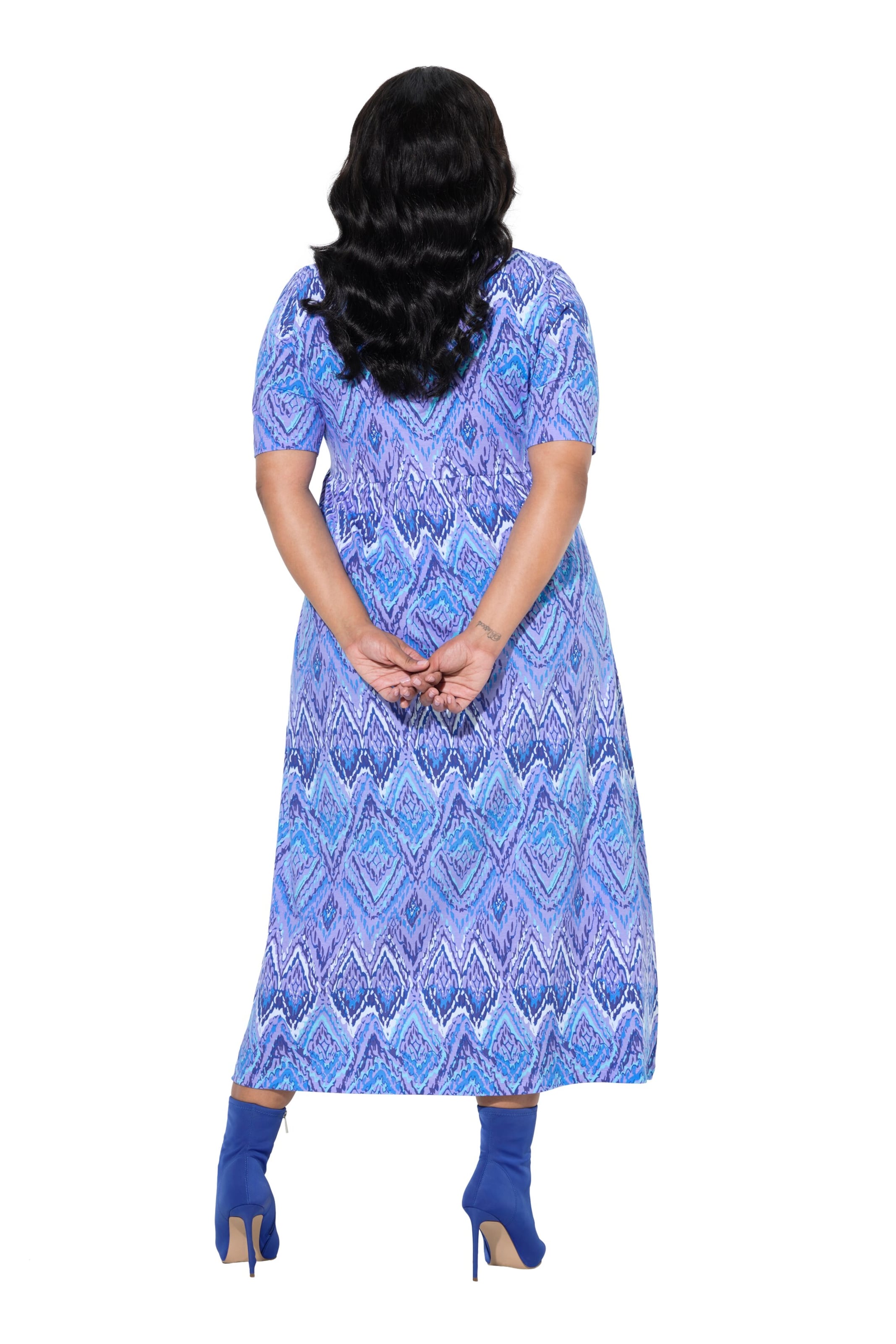 Ulla Popken Dress in Purple