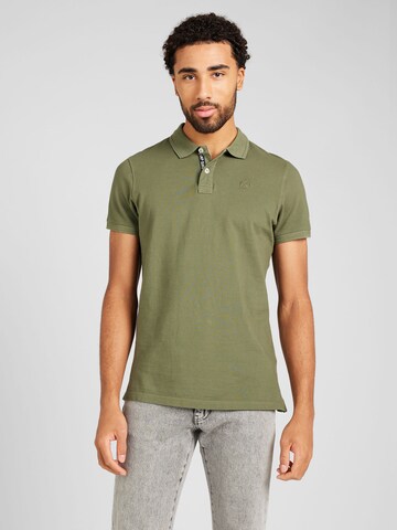 T-Shirt CAMP DAVID en vert : devant