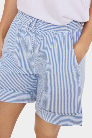 SAINT TROPEZ Loosefit Kalhoty – modrá