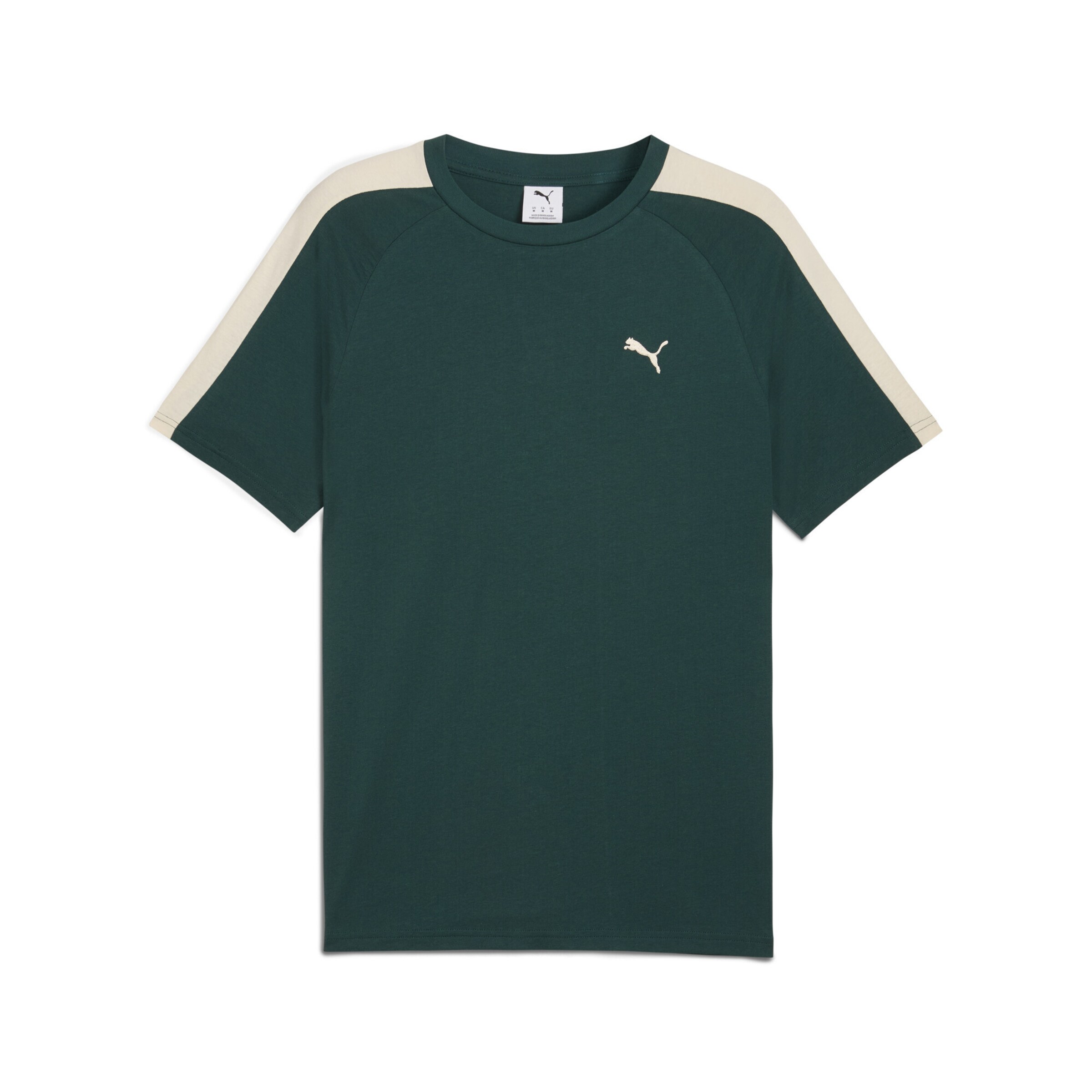 PUMA Shirt 'T7' in Groen: voorkant