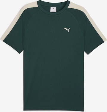PUMA Shirt 'T7' in Green: front