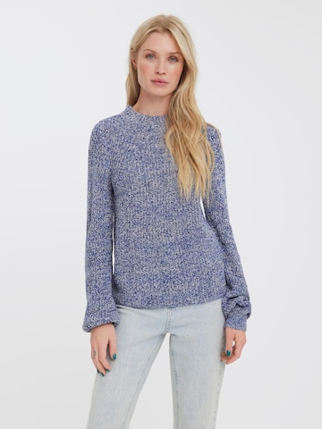 VERO MODA Trui 'SAYLA' in Blauw: voorkant