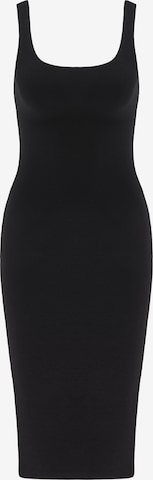 faina Dress in Black: front