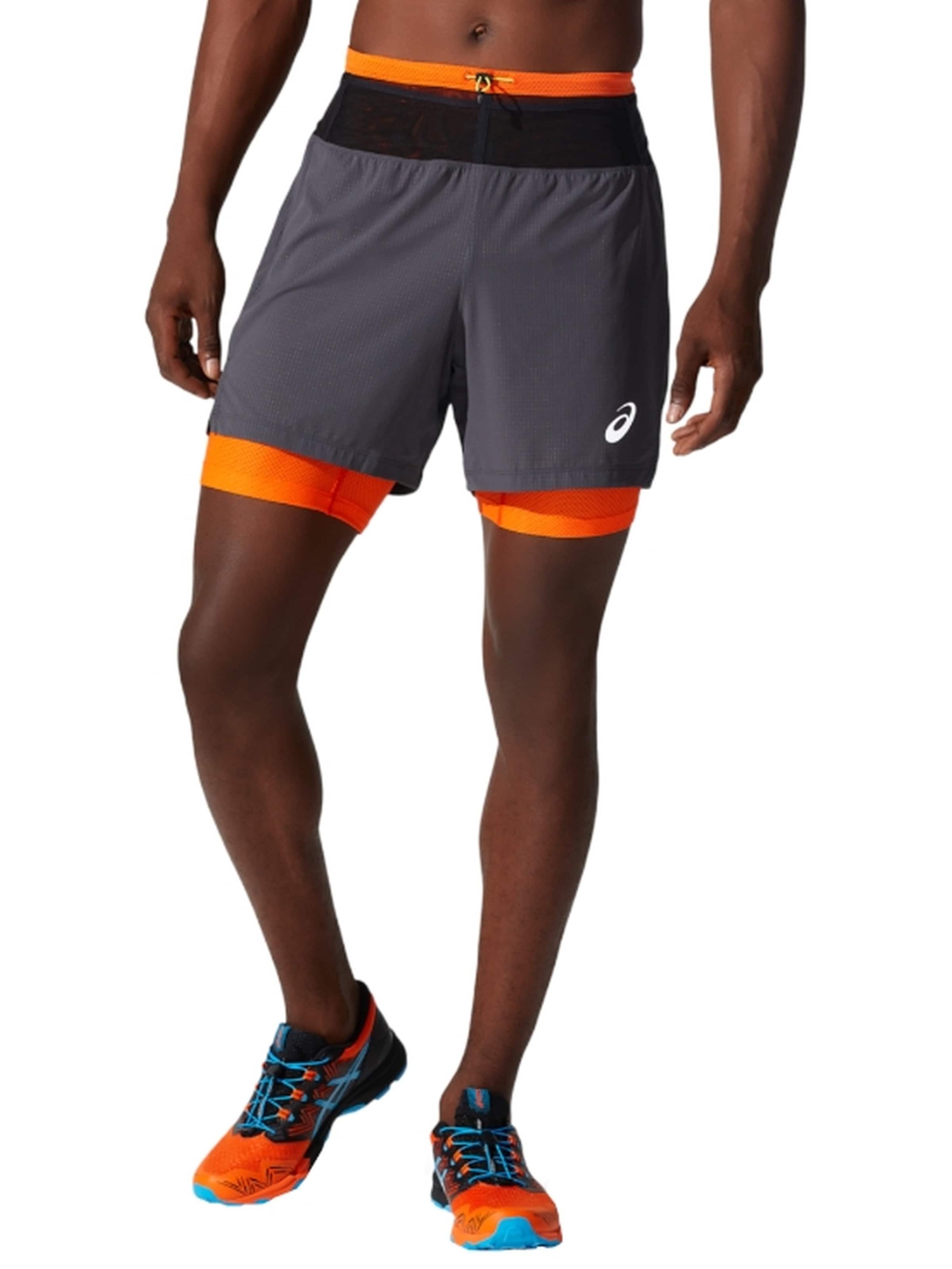 ASICS Workout Pants 'Asics Fujitrail' in XS in Grey, Item view