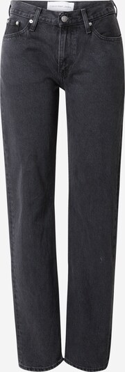 Calvin Klein Jeans Jeans 'LOW RISE STRAIGHT' in black denim, Produktansicht