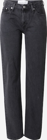 Calvin Klein Jeans Regular Jeans in Zwart: voorkant