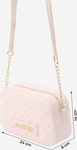 Sac à bandoulière Love Moschino en rose