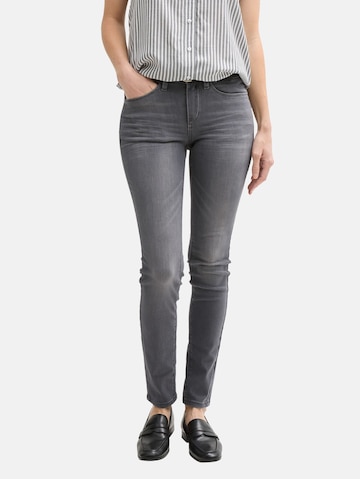 Skinny Jean 'Alexa' TOM TAILOR en gris : devant