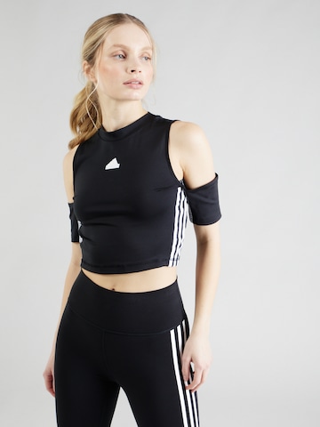 ADIDAS SPORTSWEAR Funktionsshirt in Schwarz: predná strana