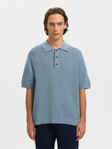 SELECTED - Jersey en azul: frente