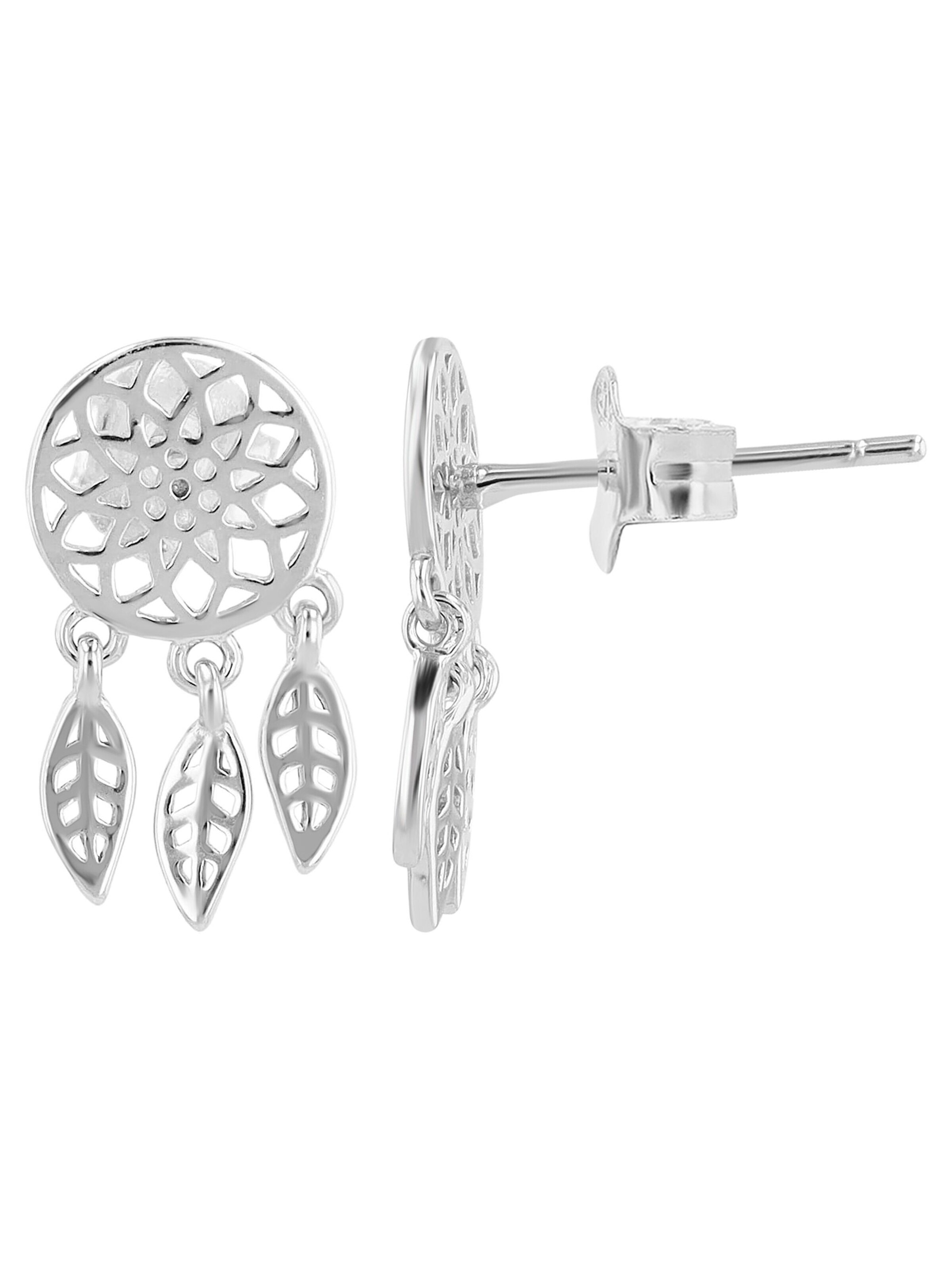 Akzent Earrings '"Weeko" aus 925 Sterlingsilber, hautverträglich' in Silver