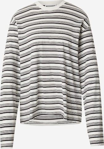 WEEKDAY Shirt 'Danya' in Wit: voorkant