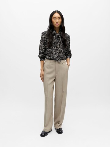 OBJECT Loosefit Bukser med fals 'OBJSIGRID' i beige