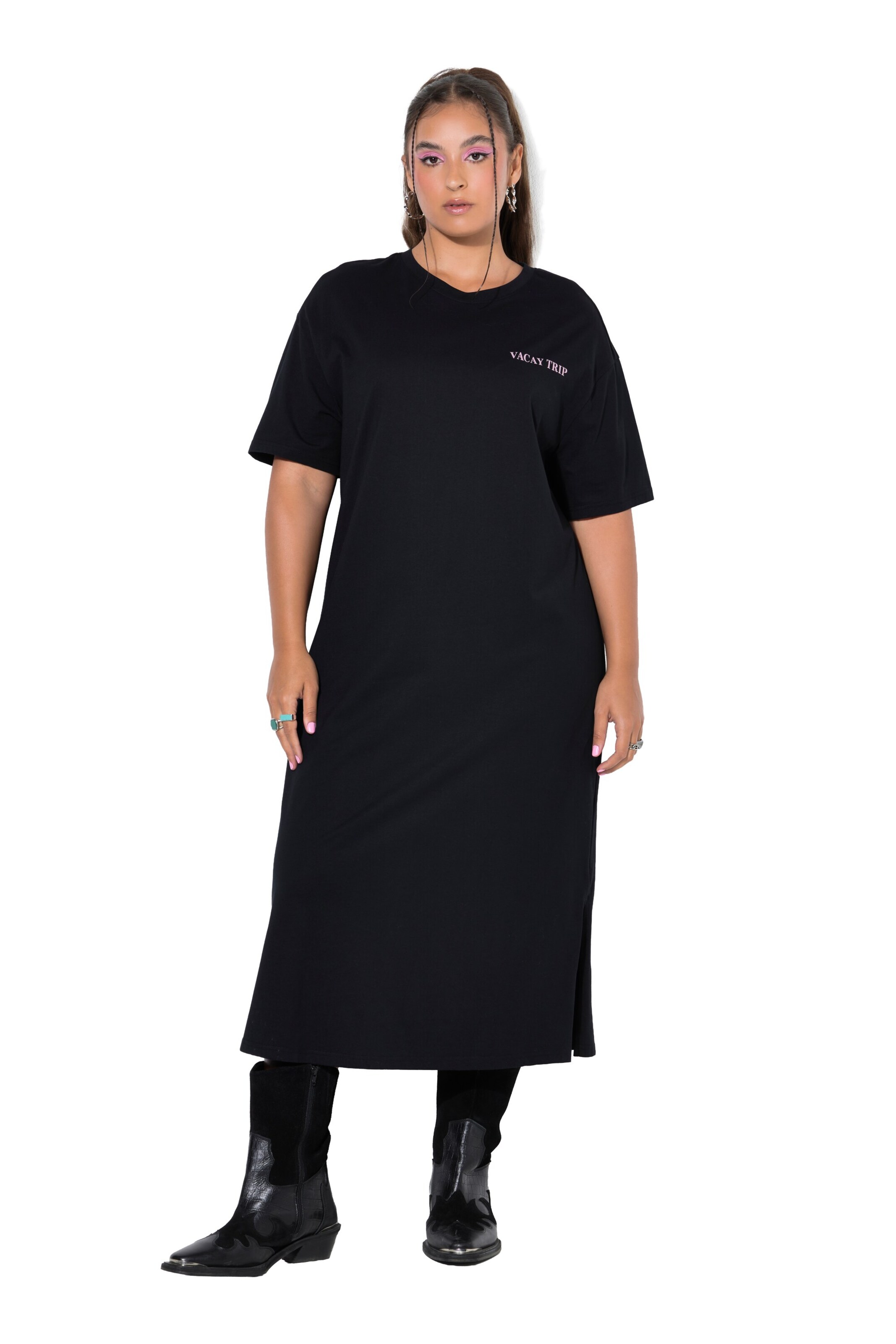 Studio Untold Kleid in Schwarz: Vorderseite