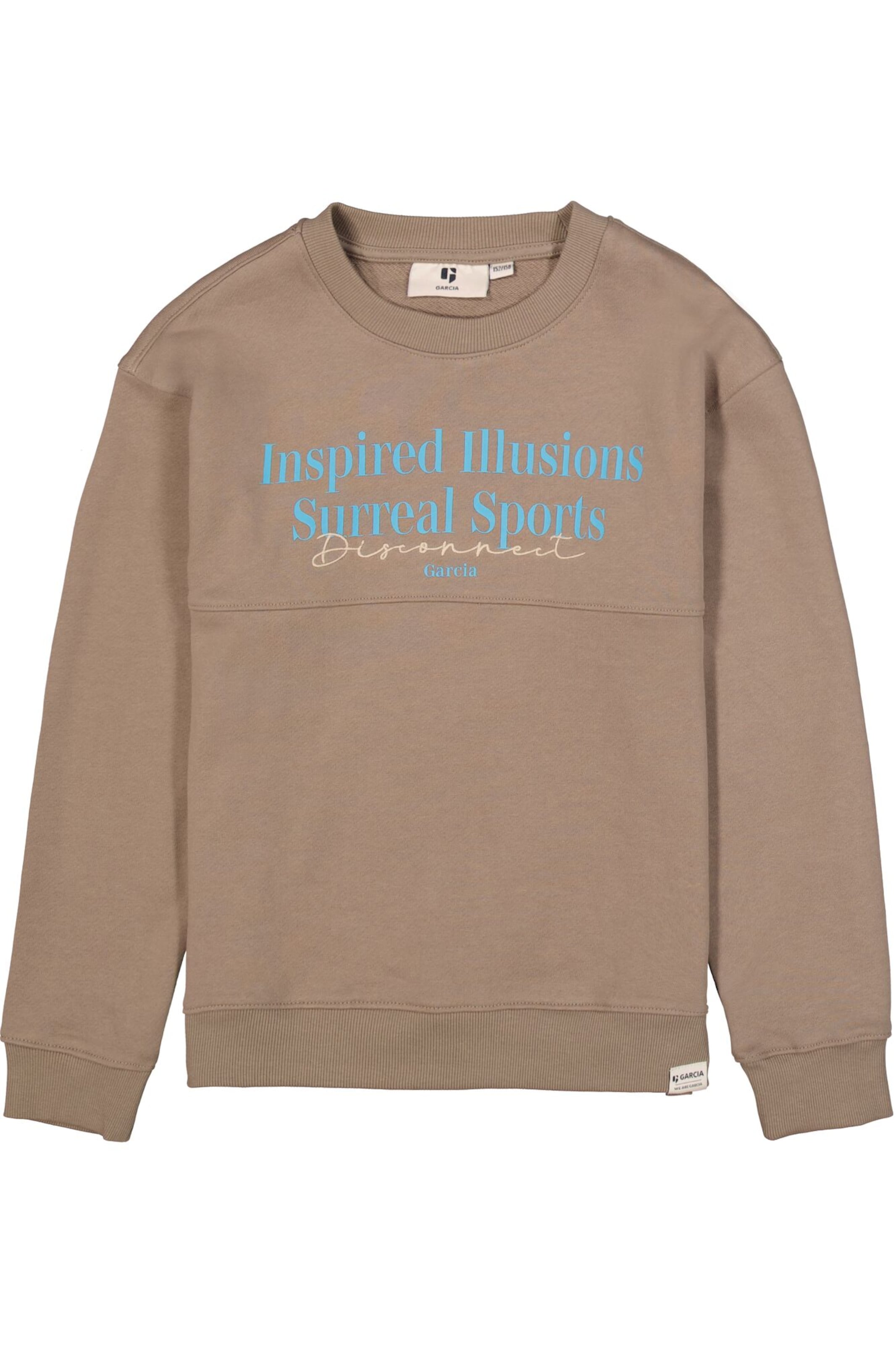 GARCIA Sweatshirt i brun: framsida