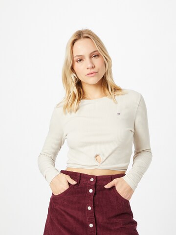 Tommy Jeans Paita värissä beige: edessä