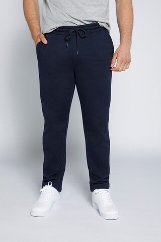 STHUGE Regular Pants in Blue: front