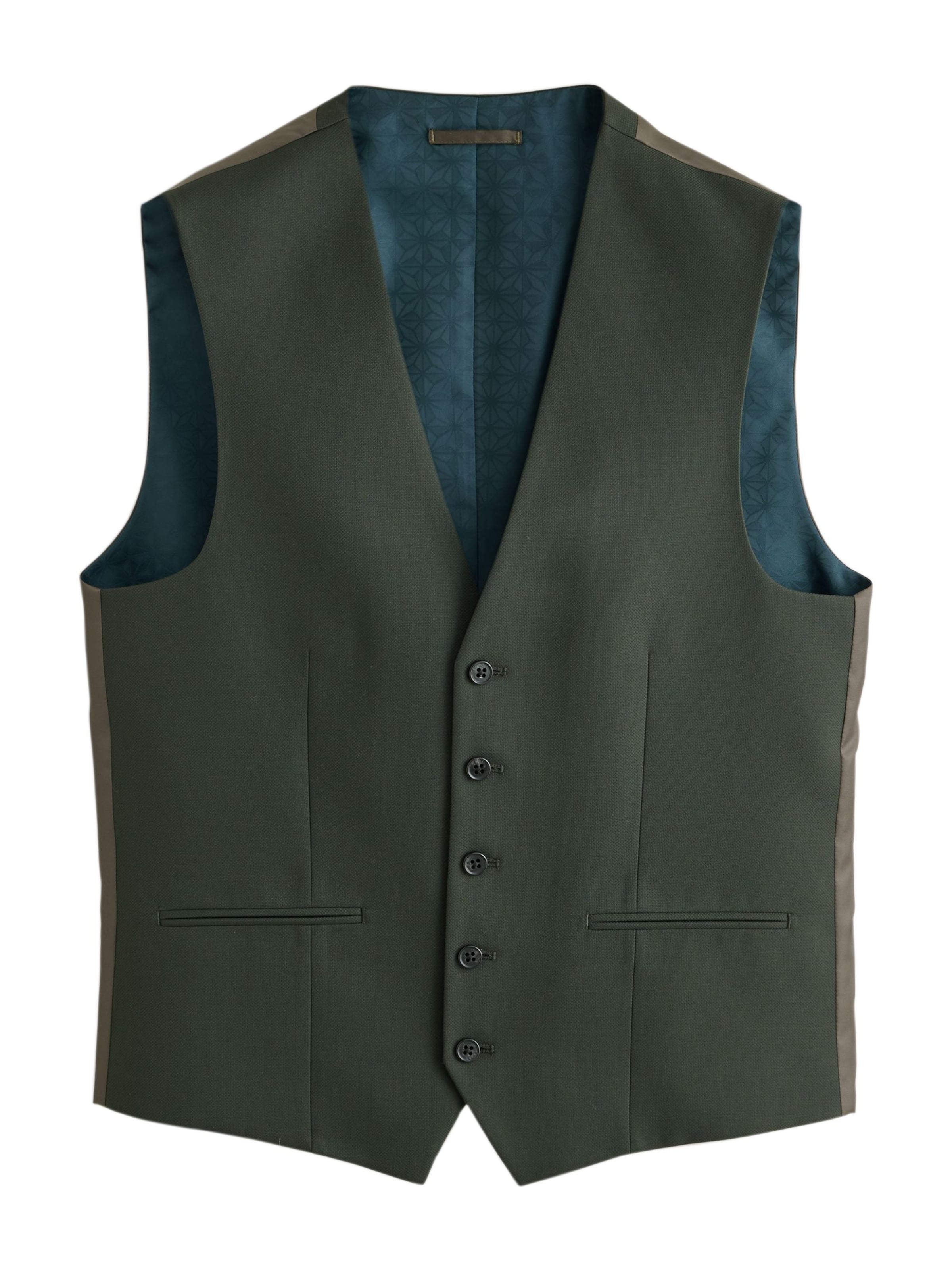 Next - Chaleco para traje en verde: frente