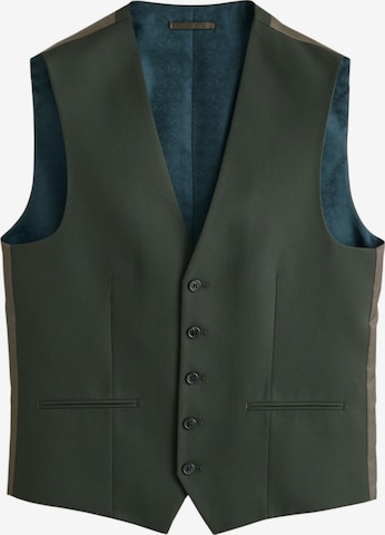Next Suit vest in Green: front